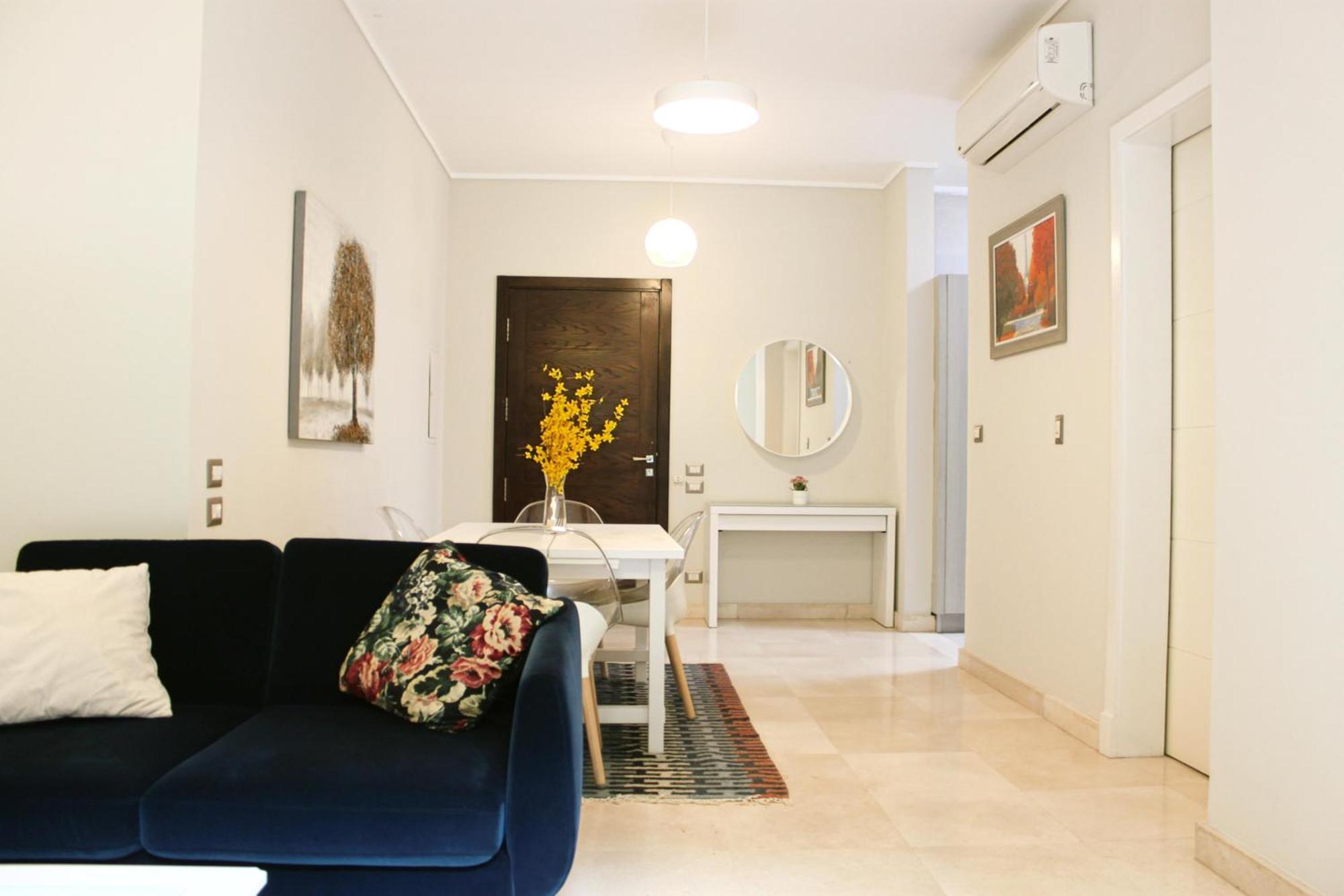 Modern 1br In Palm Hills Near Auc New Apartment Cairo